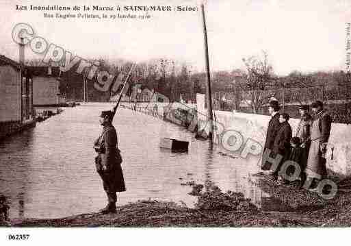 Ville de SAINTMAURDESFOSSES, carte postale ancienne