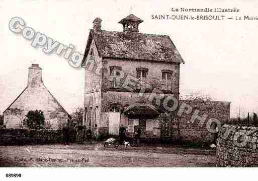 Ville de SAINTOUENLEBRISOULT, carte postale ancienne