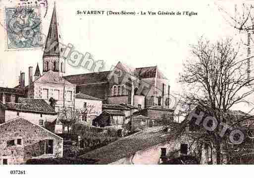 Ville de SAINTVARENT, carte postale ancienne