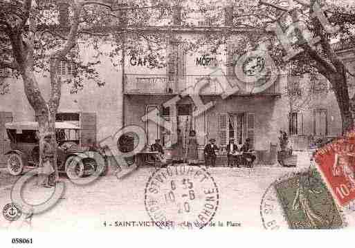 Ville de SAINTVICTORET, carte postale ancienne