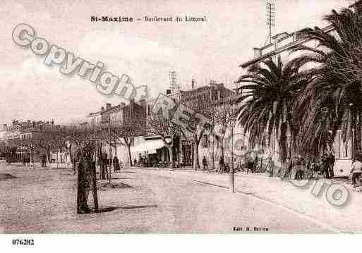 Ville de SAINTEMAXIME, carte postale ancienne