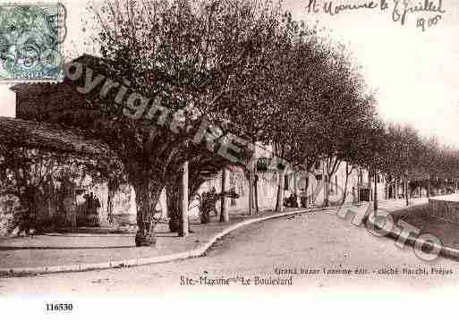 Ville de SAINTEMAXIME, carte postale ancienne