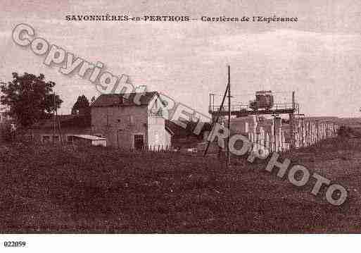 Ville de SAVONNIERESENPERTHOIS, carte postale ancienne