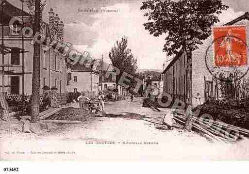 Ville de SENONES, carte postale ancienne