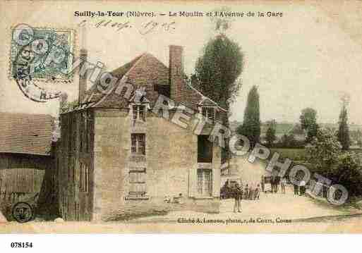 Ville de SUILLYLATOUR, carte postale ancienne