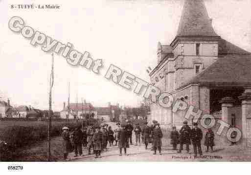 Ville de TUFFE, carte postale ancienne