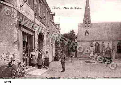 Ville de TUFFE, carte postale ancienne