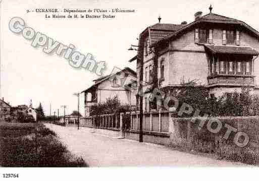 Ville de UCKANGE, carte postale ancienne