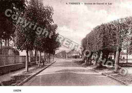 Ville de VIGNEUXSURSEINE, carte postale ancienne