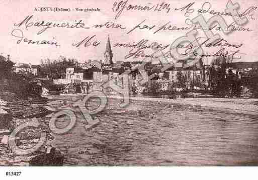 Ville de AOUSTESURSYE, carte postale ancienne