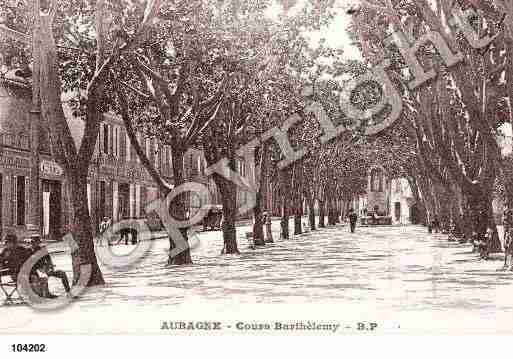 Ville de AUBAGNE, carte postale ancienne