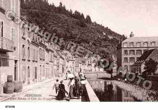 Ville de AUBUSSON, carte postale ancienne