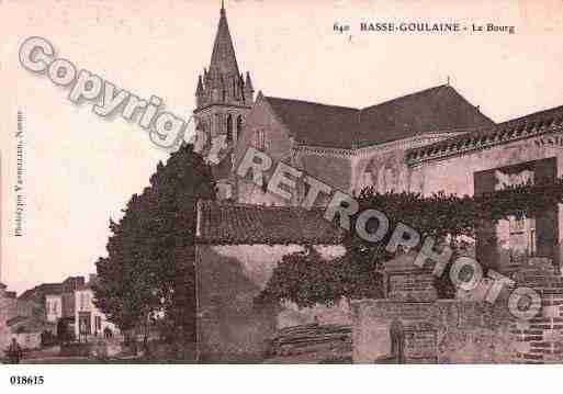 Ville de BASSEGOULAINE, carte postale ancienne