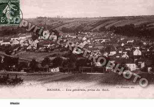 Ville de BEINE, carte postale ancienne