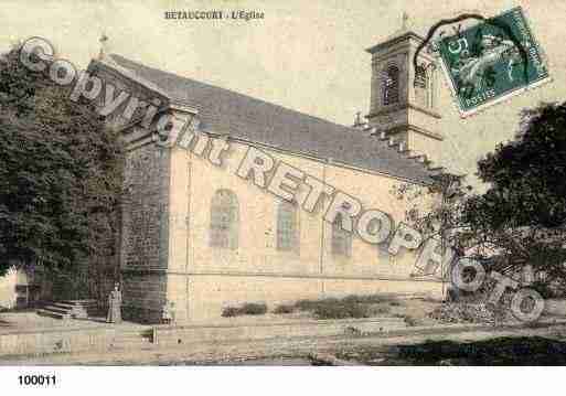 Ville de BETAUCOURT, carte postale ancienne