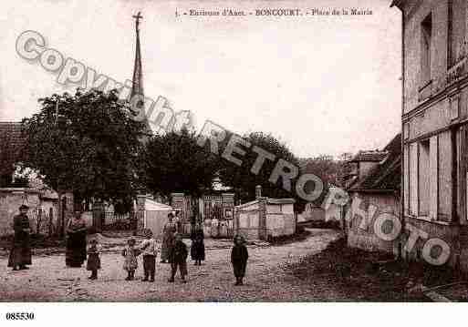 Ville de BONCOURT, carte postale ancienne