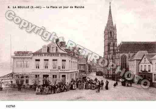 Ville de BOUILLE(LA), carte postale ancienne