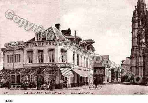 Ville de BOUILLE(LA), carte postale ancienne