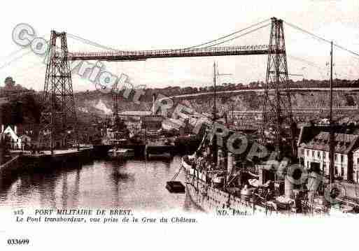 Ville de BREST, carte postale ancienne