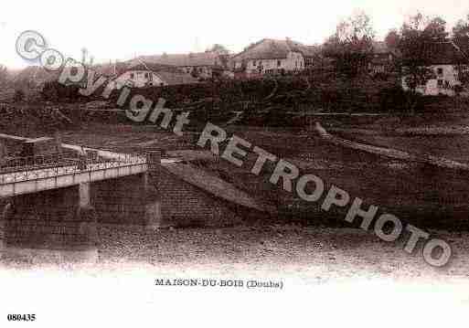 Ville de BREYETMAISONSDUBOIS, carte postale ancienne