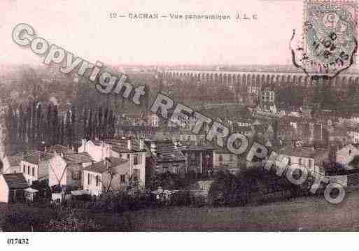 Ville de CACHAN, carte postale ancienne