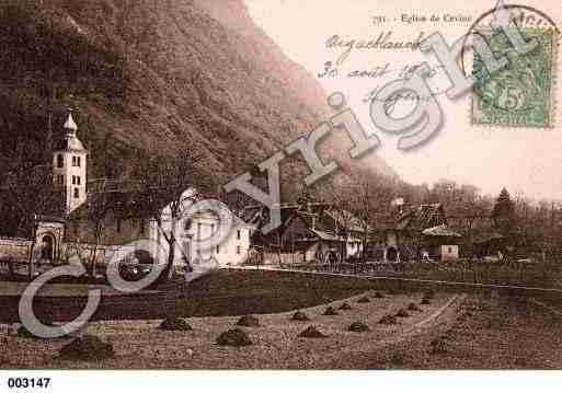 Ville de CEVINS, carte postale ancienne