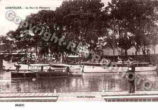 Ville de COMPIEGNE, carte postale ancienne