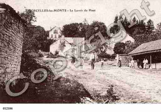 Ville de CORCELLESLESMONTS, carte postale ancienne