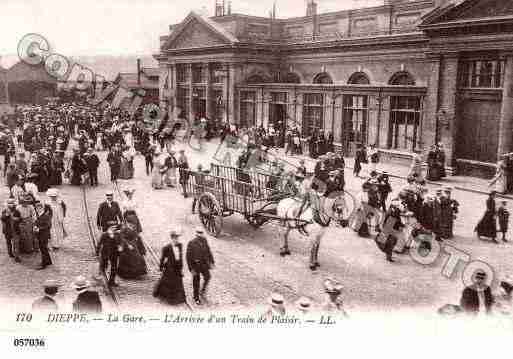 Ville de DIEPPE, carte postale ancienne