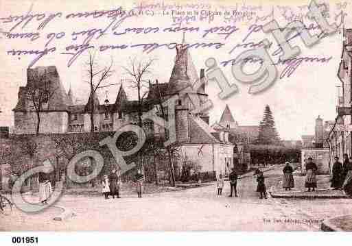 Ville de FOUGERESSURBIEVRE, carte postale ancienne