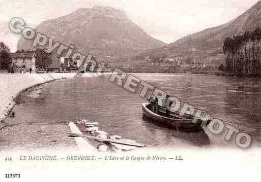 Ville de GRENOBLE, carte postale ancienne