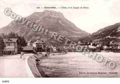 Ville de GRENOBLE, carte postale ancienne