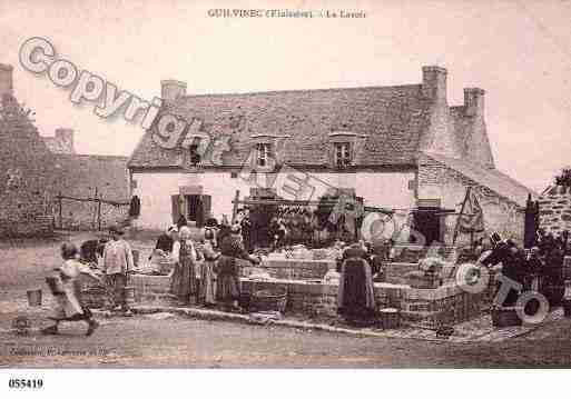 Ville de GUILVINEC, carte postale ancienne