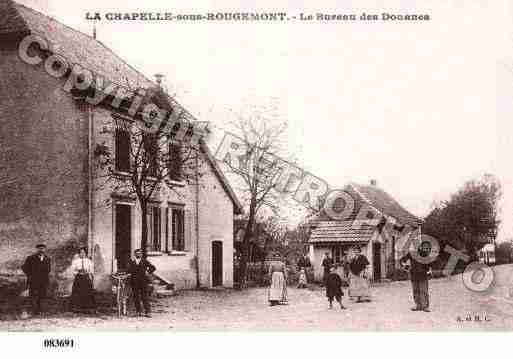 Ville de LACHAPELLESOUSROUGEMONT, carte postale ancienne