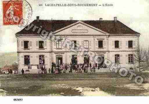 Ville de LACHAPELLESOUSROUGEMONT, carte postale ancienne