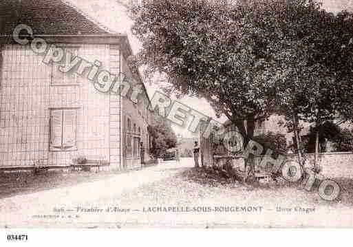 Ville de LACHAPELLESOUSROUGEMONT, carte postale ancienne