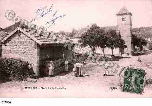 Ville de MELECEY, carte postale ancienne