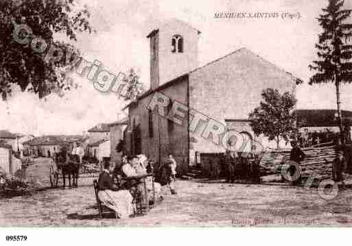 Ville de MENILENXAINTOIS, carte postale ancienne