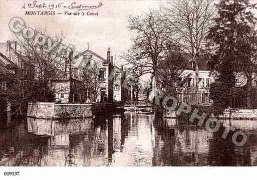 Ville de MONTARGIS, carte postale ancienne