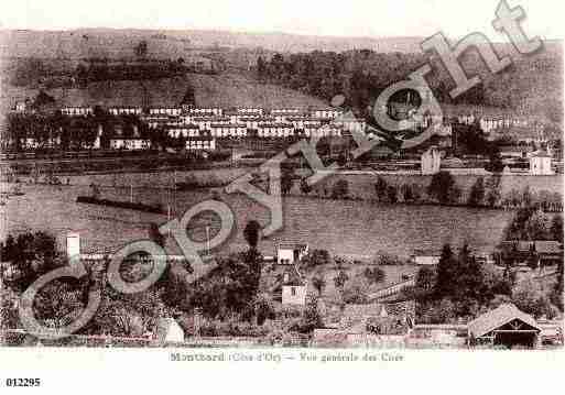 Ville de MONTBARD, carte postale ancienne