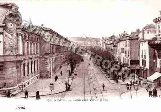 Ville de NIMES, carte postale ancienne