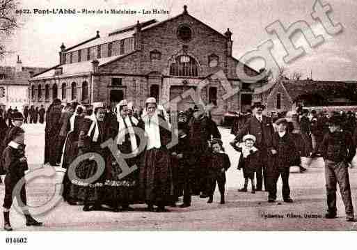 Ville de PONTL'ABBE, carte postale ancienne