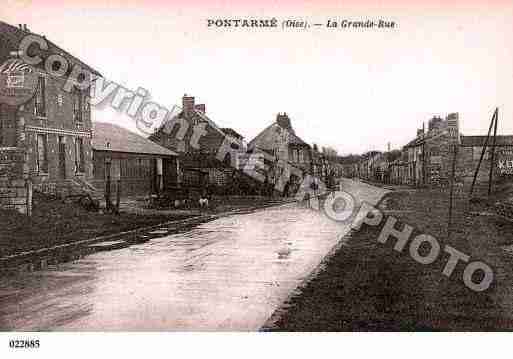 Ville de PONTARME, carte postale ancienne