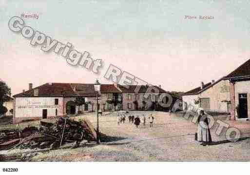 Ville de REMILLY, carte postale ancienne