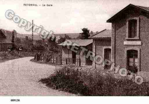 Ville de RETONVAL, carte postale ancienne