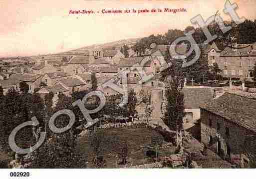 Ville de SAINTDENISENMARGERIDE, carte postale ancienne