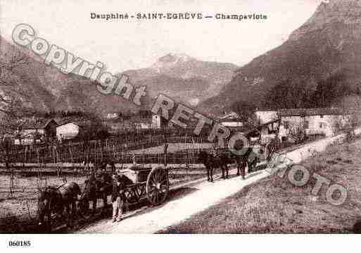 Ville de SAINTEGREVE, carte postale ancienne