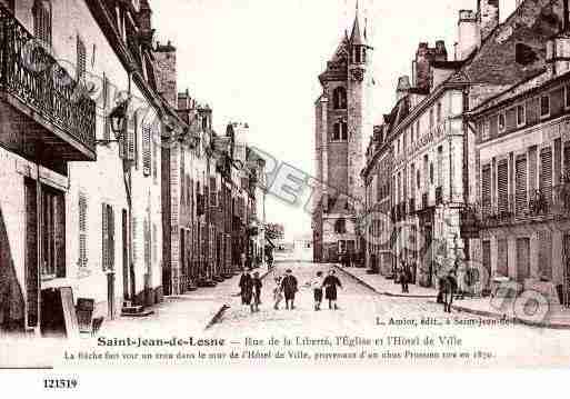 Ville de SAINTJEANDELOSNE, carte postale ancienne