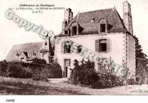 Ville de SAINTJOUANDESGUERETS, carte postale ancienne