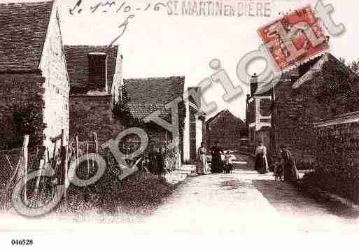 Ville de SAINTMARTINENBIERE, carte postale ancienne